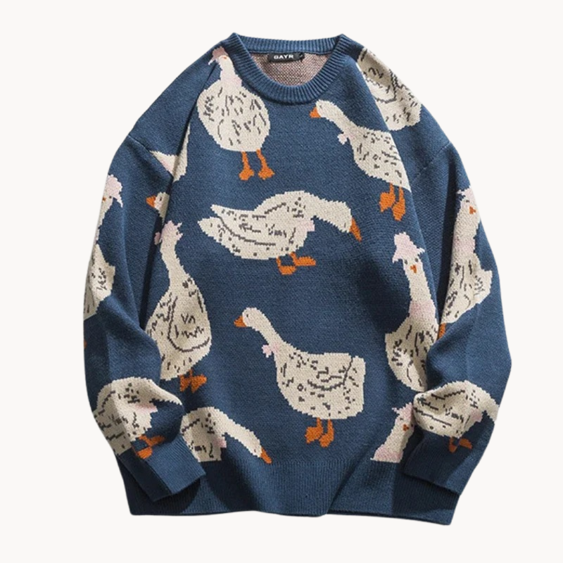 Marshland - playful casual women's sweatshirt with print design