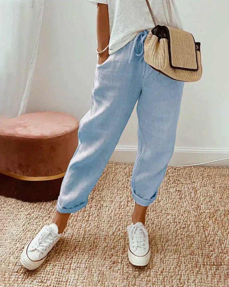 EVA - Casual and stylish linen trousers