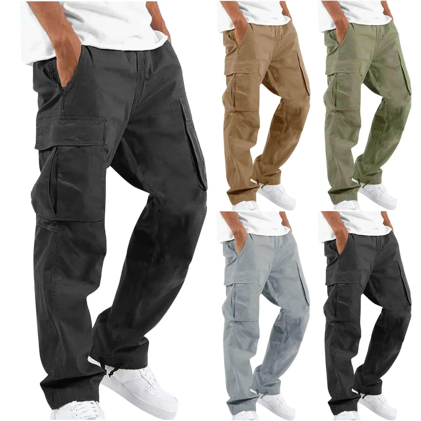 Comfortable cargo everyday trousers for men