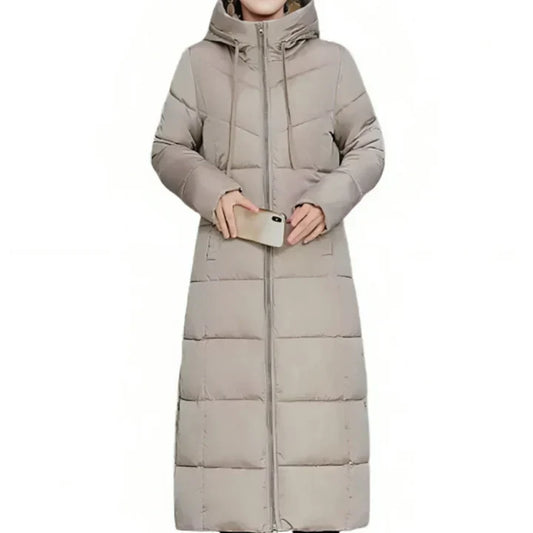 Jastin - long puffer jacket, cosy winter style