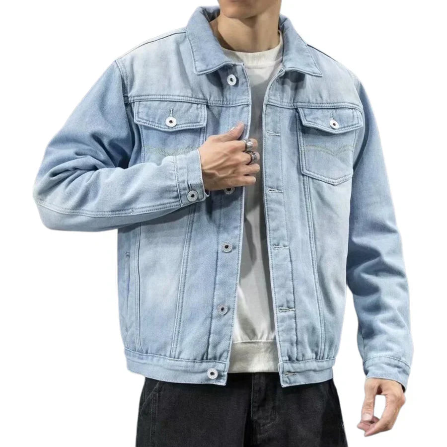 Cordell - denim jacket with thick wool lining