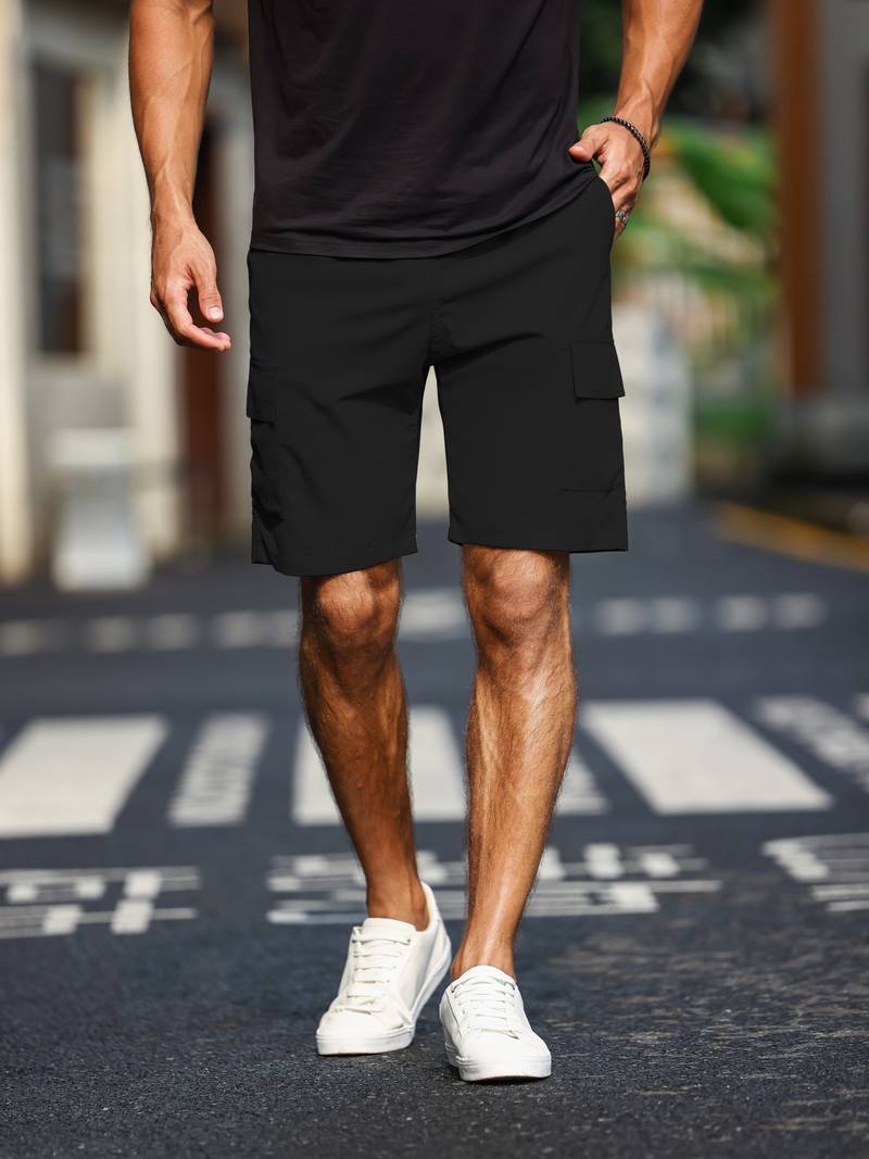 Ethan – simple, comfortable cargo shorts for men