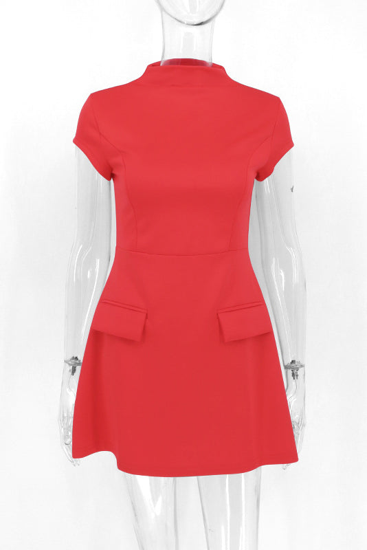 Thea Mini Dress - Red