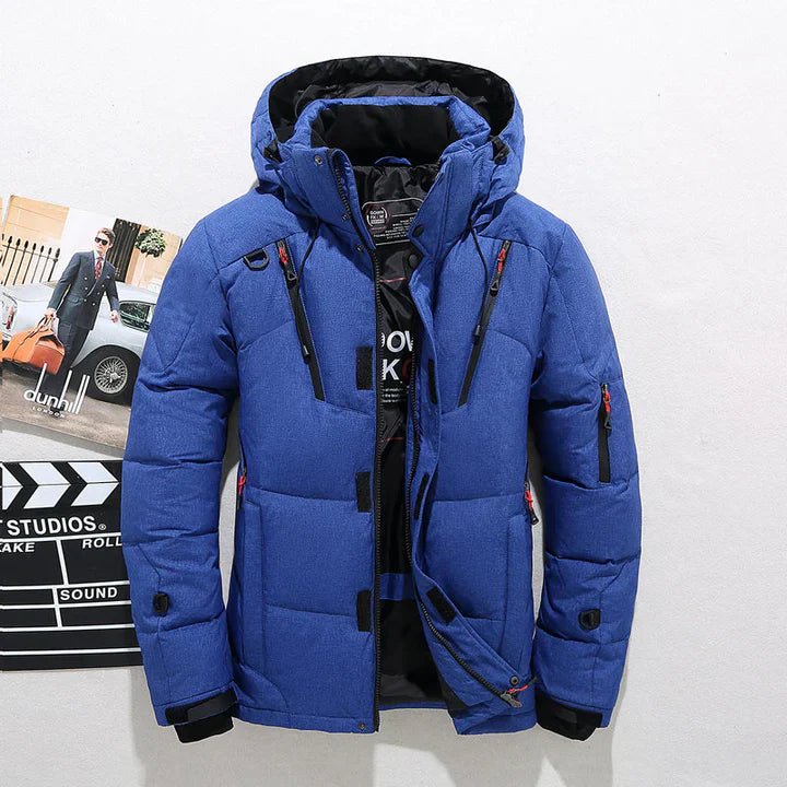 Modern and stylish men's winter coat