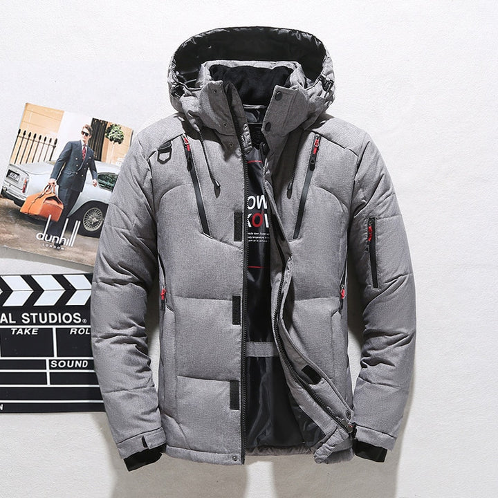 Modern and stylish men's winter coat