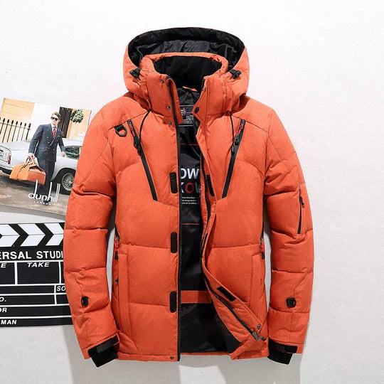 Modern and stylish men's winter coat