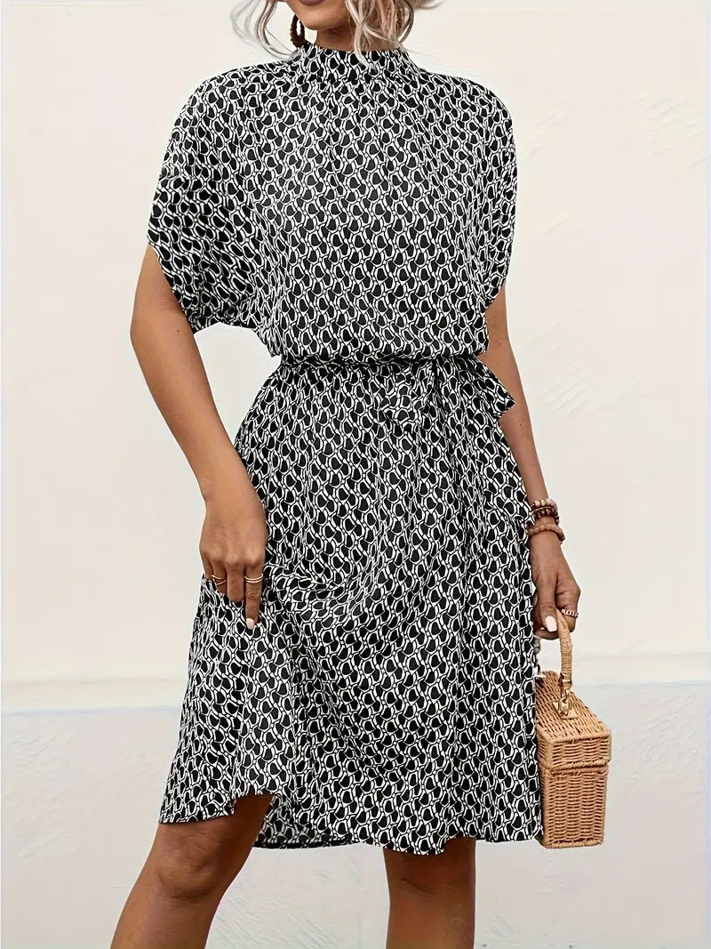 Julia – all-over dress with a sham belt for summer