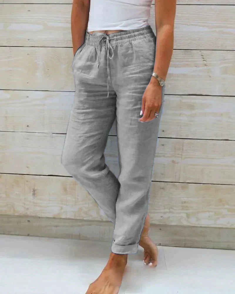 STACY - Stylish linen pants for women