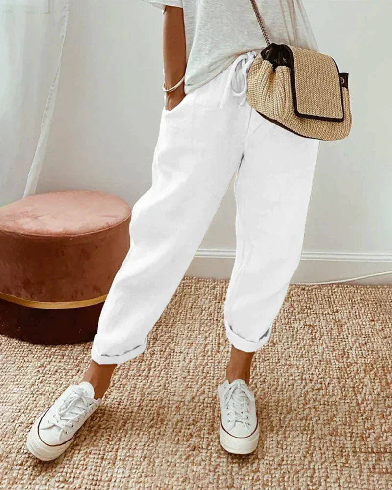 EVA - Casual and stylish linen trousers