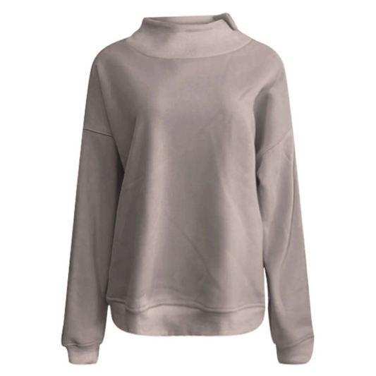 Francene Sweater | Basic Loose-Fit Long-Sleeve Sweater