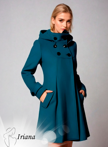 Iriana™ - Long Coat with Side Pockets