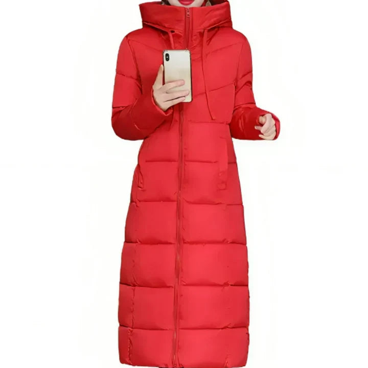 Jastin - long puffer jacket, cosy winter style