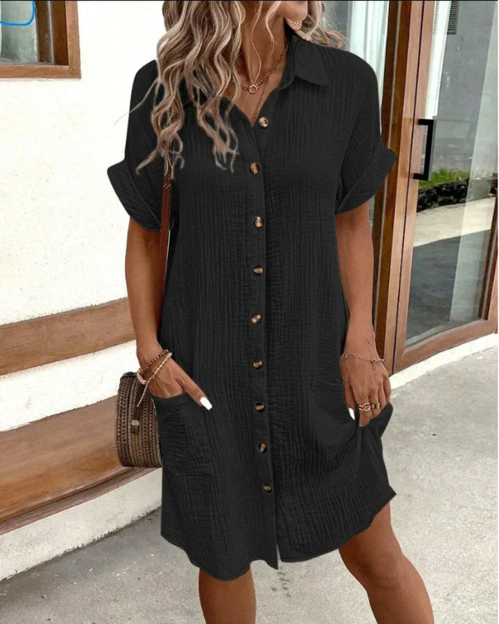 Gabriele | women's elegant shirt dress