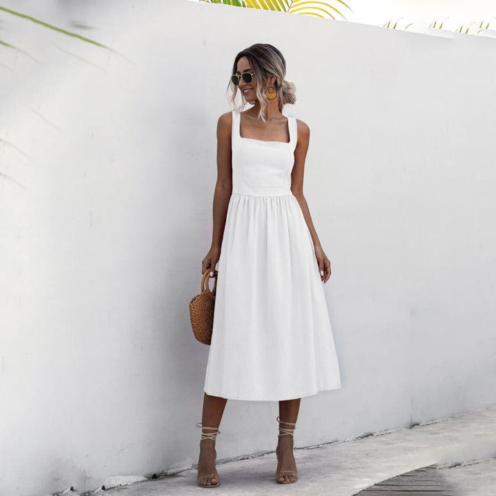 Lara - elegant sleeveless dress for summer