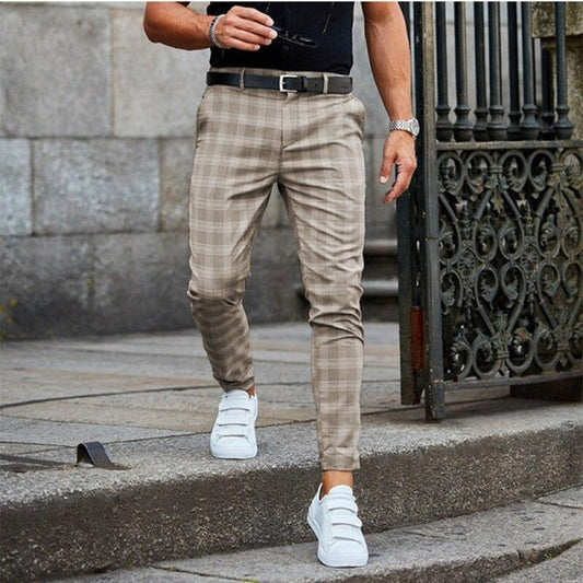 Lucas – fashionable checked trousers for men