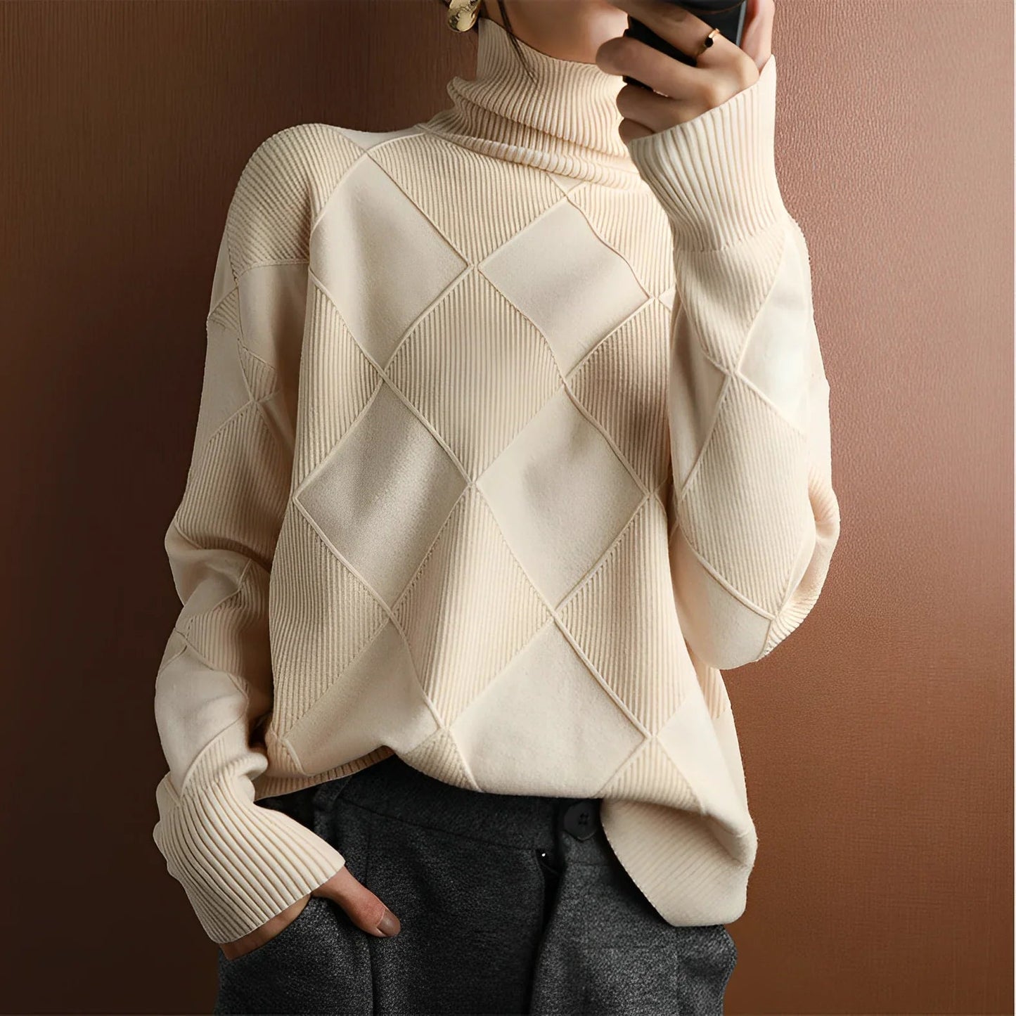 Zara™ - High Neck Pullover