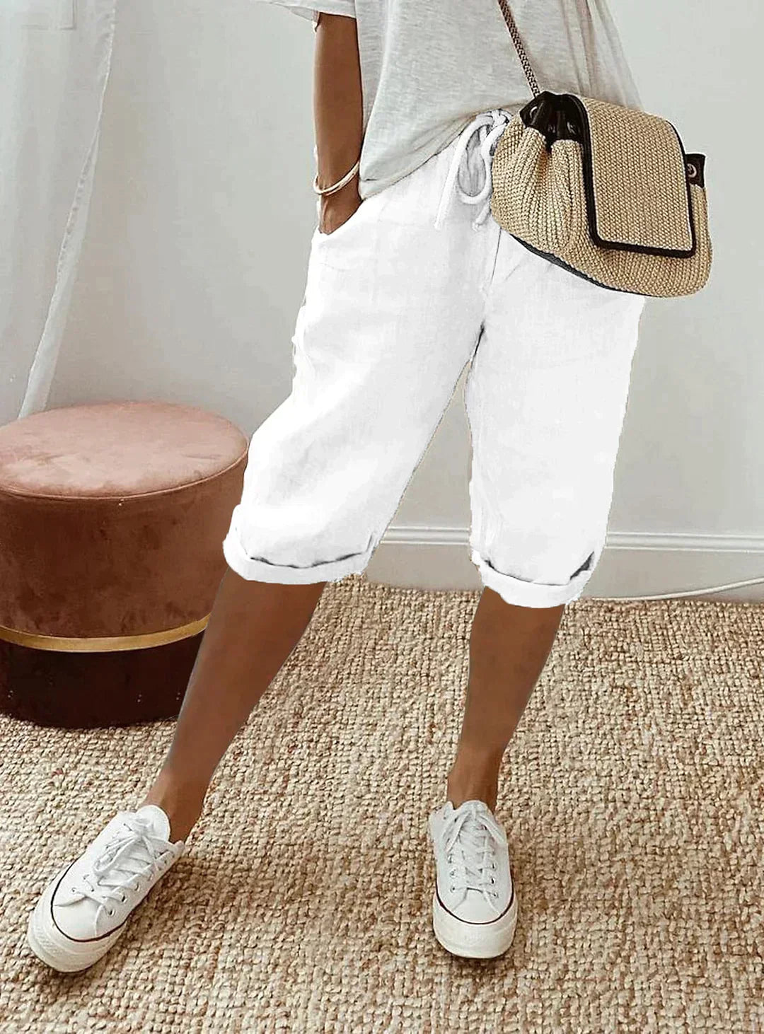 Casual and stylish linen trousers