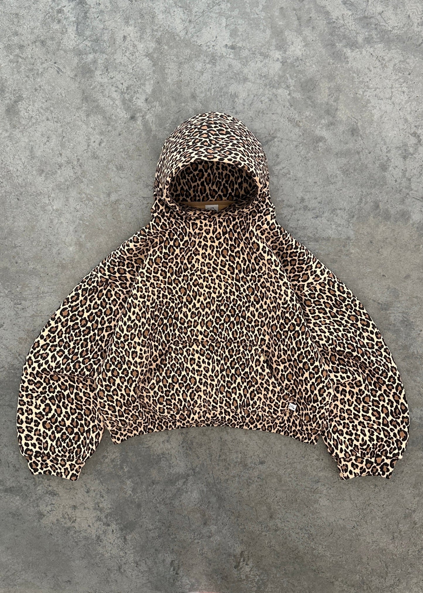 Lucia™ - Cheetah print jumpsuit and sweatshirt set