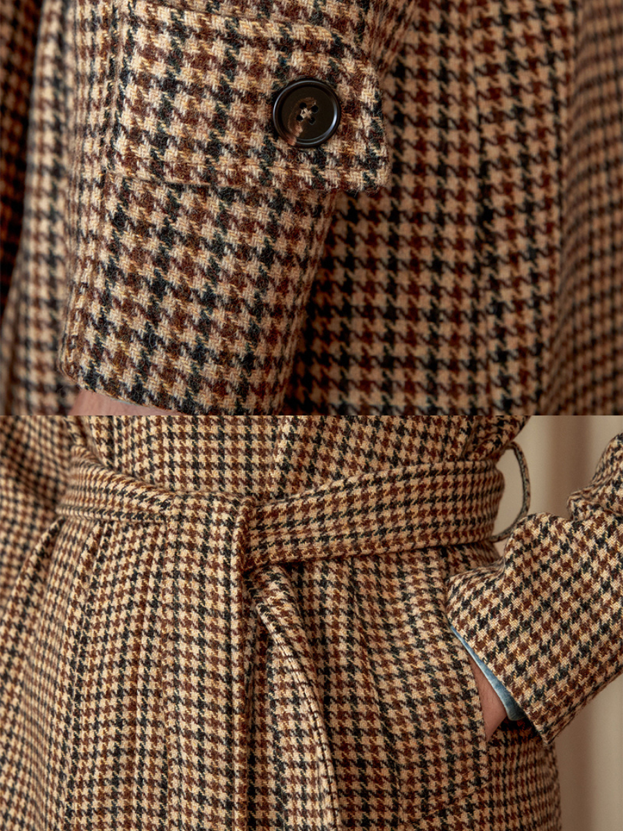 Heritage 100% Wool Belted Coat