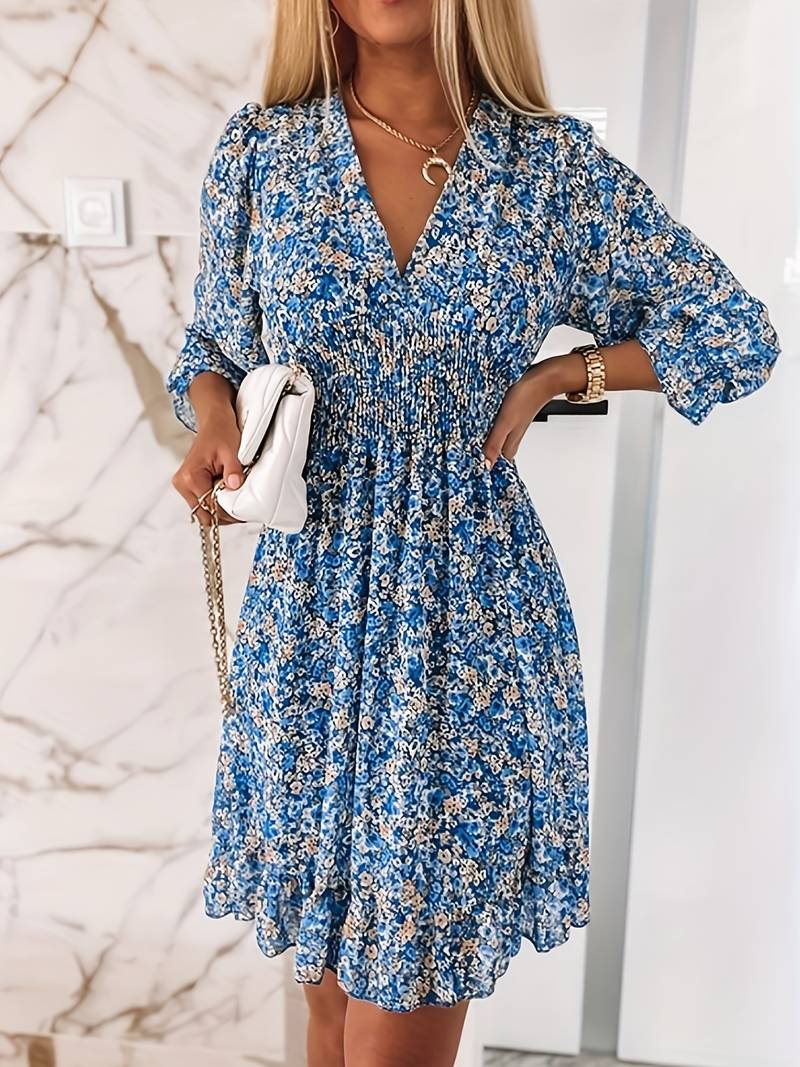 Grace - boho puff sleeve dress