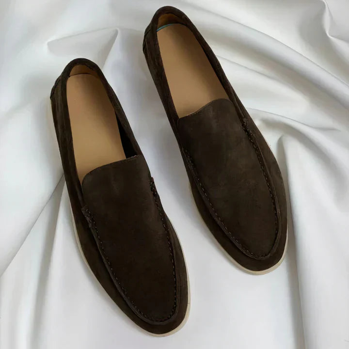 Gio - vintage leather men's slippers