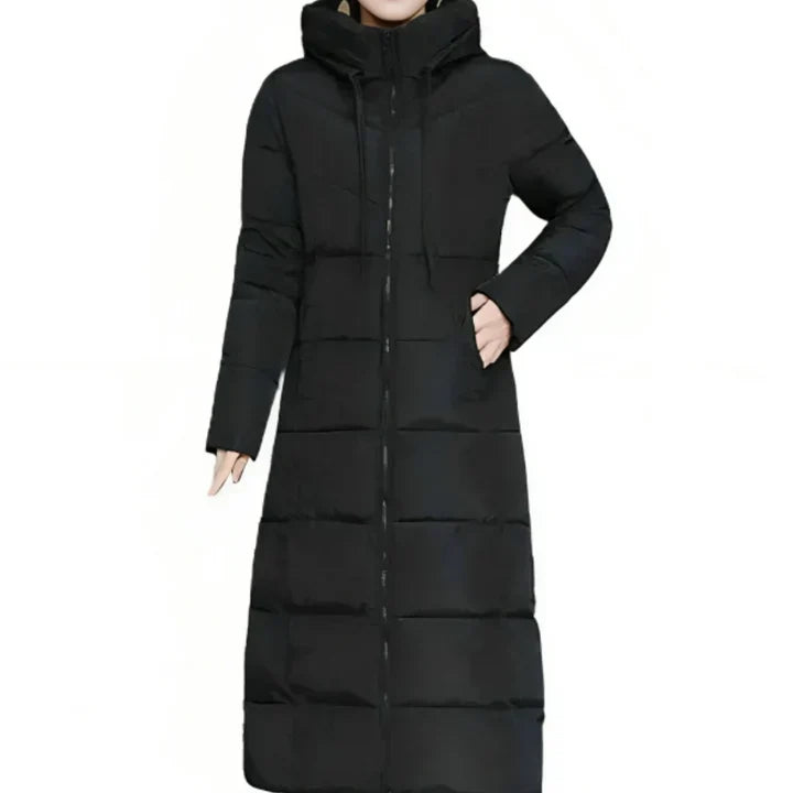 Jastin - long puffer jacket, cosy winter style