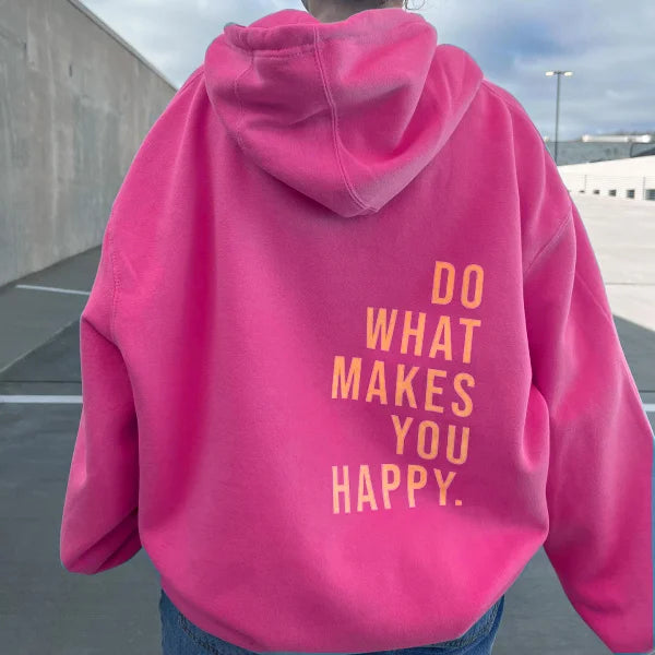 Faye - Stylish hoodie with lettering