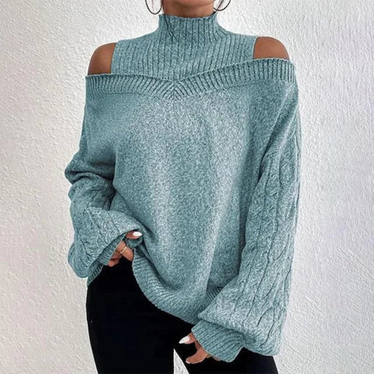 Lea Blanchet | elegant longsleeve with overlapping shoulders