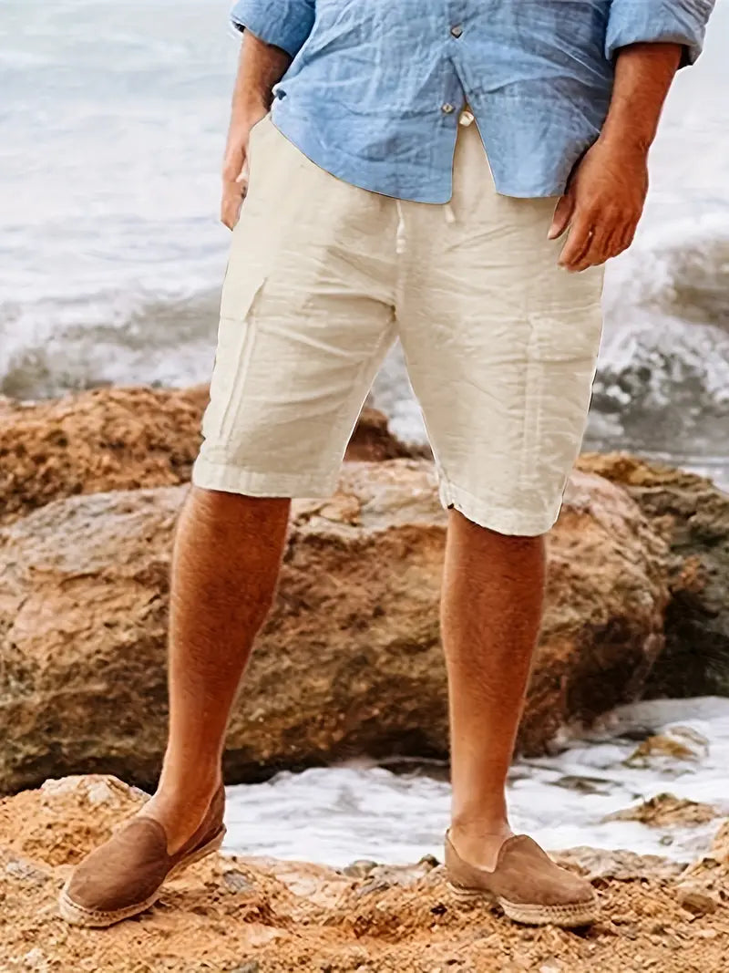 Daniel – comfortable cotton cargo shorts for spring/summer