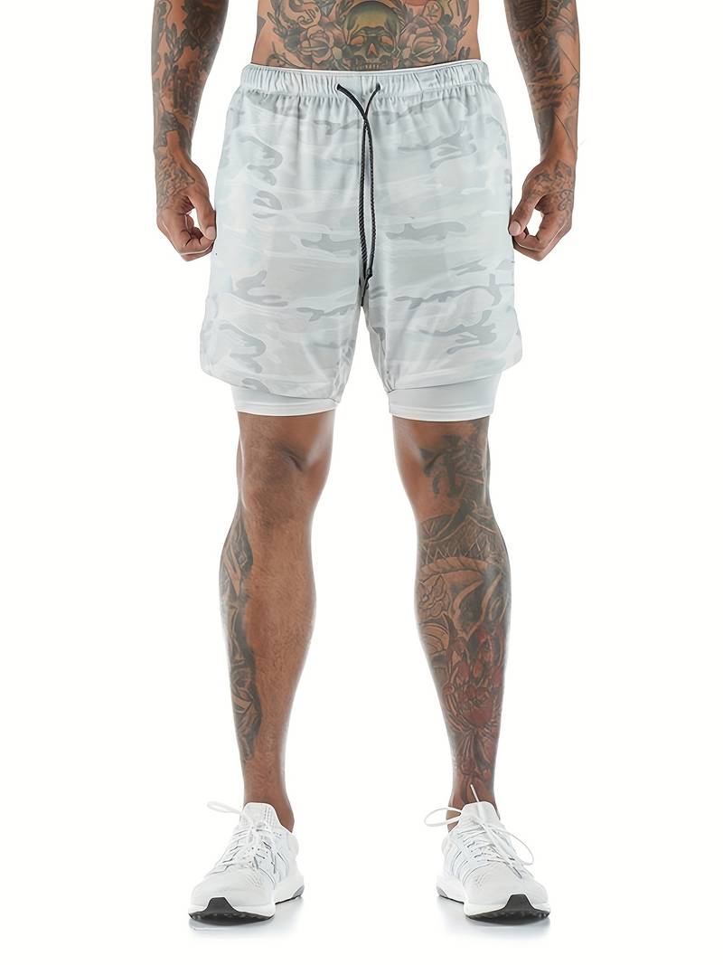 David - fashion multi-pocket cargo shorts