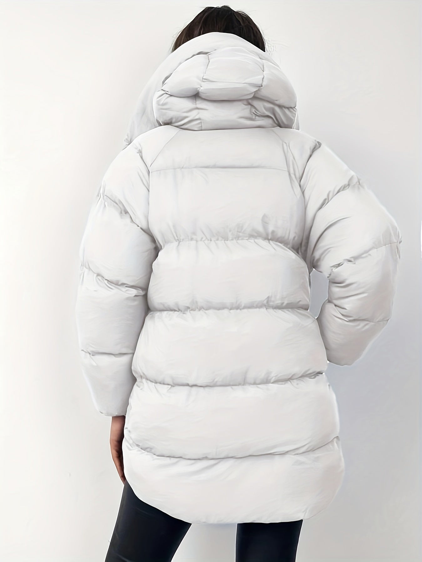 Elegant Warm Puffer Winter Jacket with Capuchon for Women | Perfect for Outdoor Activities