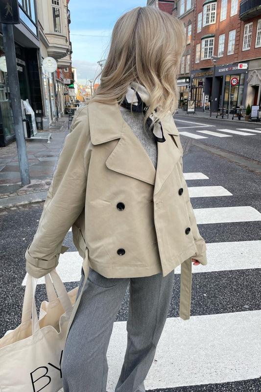 Athena | women's trench coat in beige