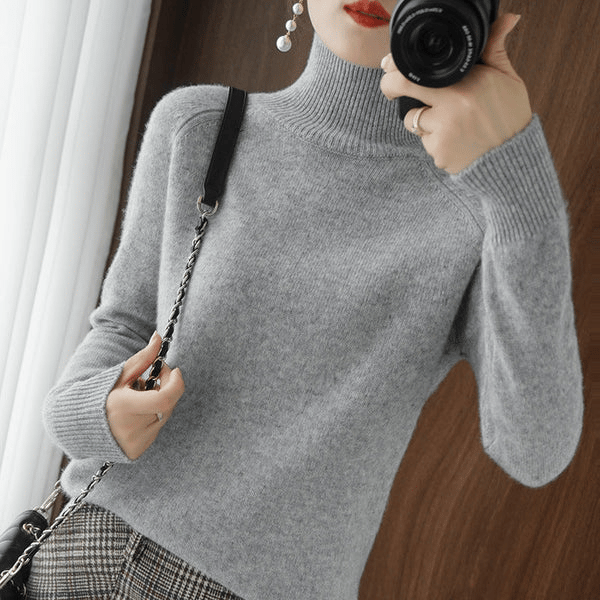 Rosanna™ - Cashmere turtleneck jumper