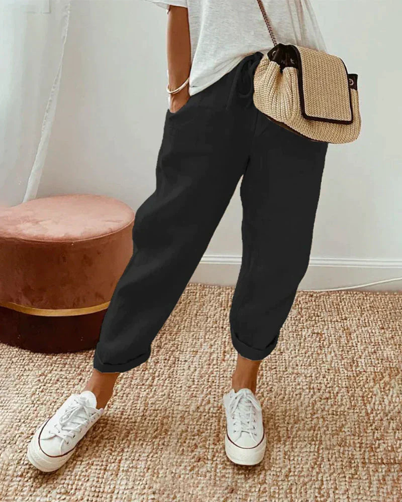 EVA - Casual and stylish linen trousers