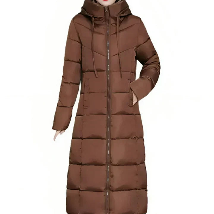 Jastin - long puffer jacket, cosy winter style