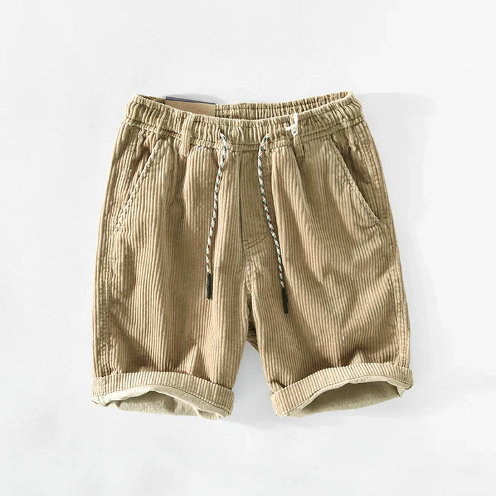 Airy summer corduroy shorts – relaxed look