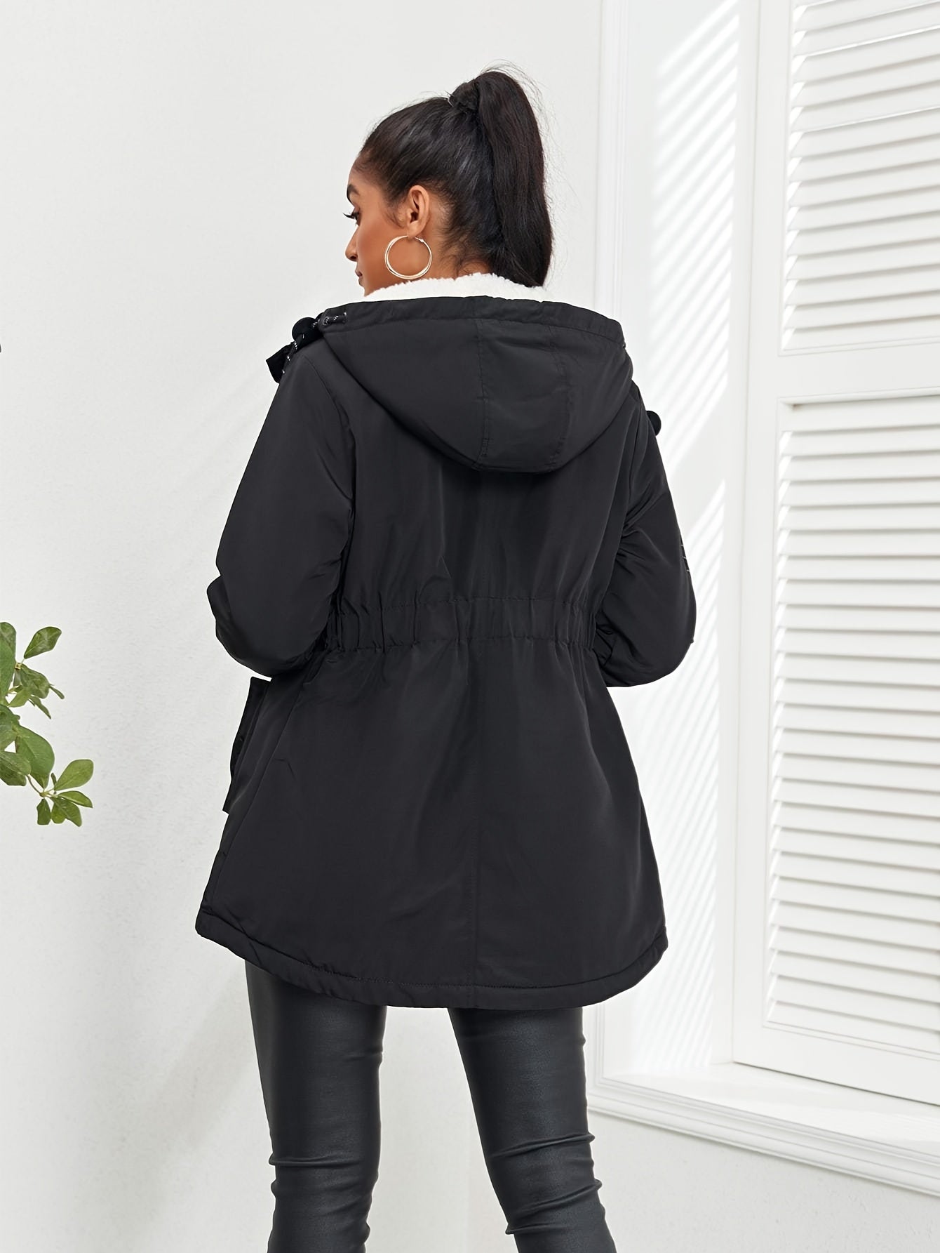 Elegant Fleece Parka Winter Jacket with Capuchon for Women | Ideal for Winter