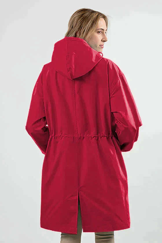 Stylish Waterproof Breathable Rain Jacket with Hood for Women | Perfect for Outdoor Activities