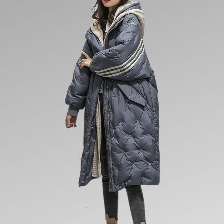 Tirivia - long down jacket for women