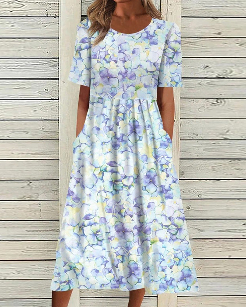 Printed-dress-with-short-sleeves-Leana