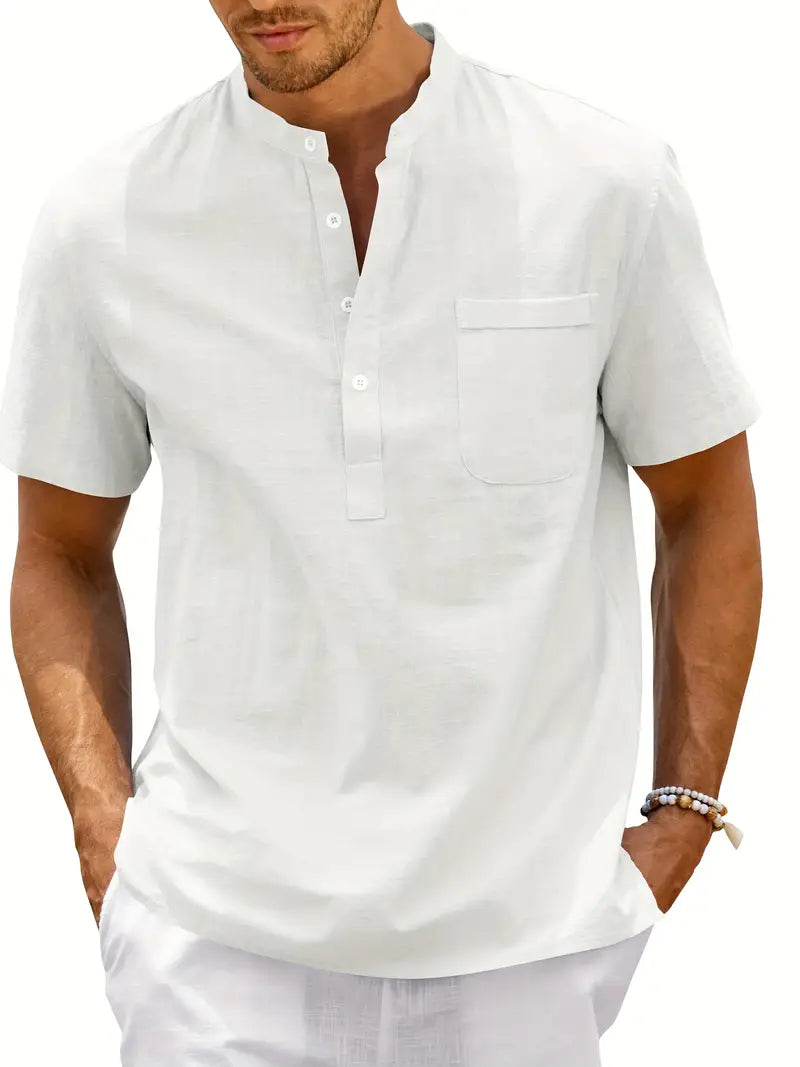 Joe – stylish no-short sleeve shirt for men