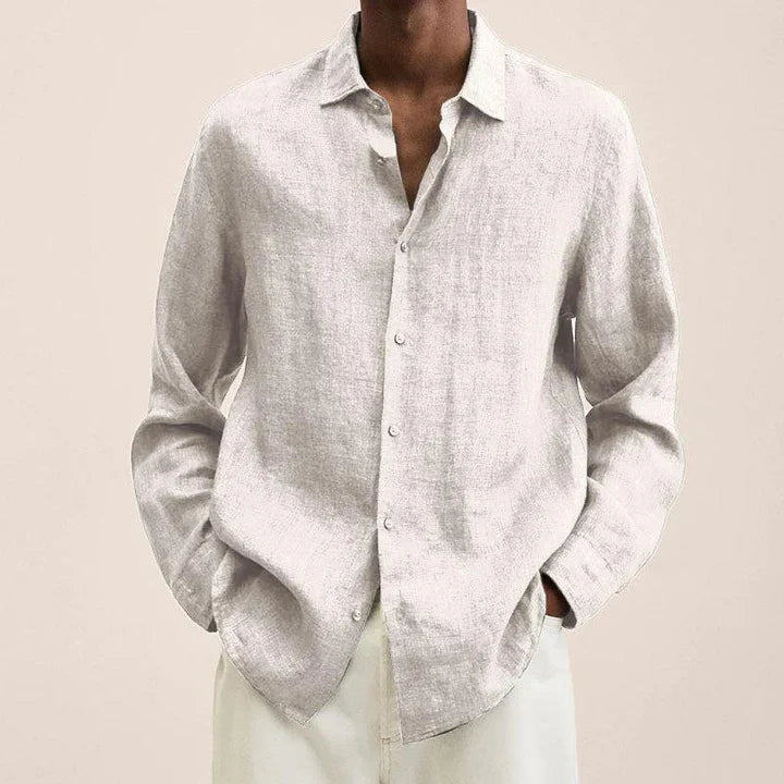 Elegant - linen men's shirt - lightness meets versatility