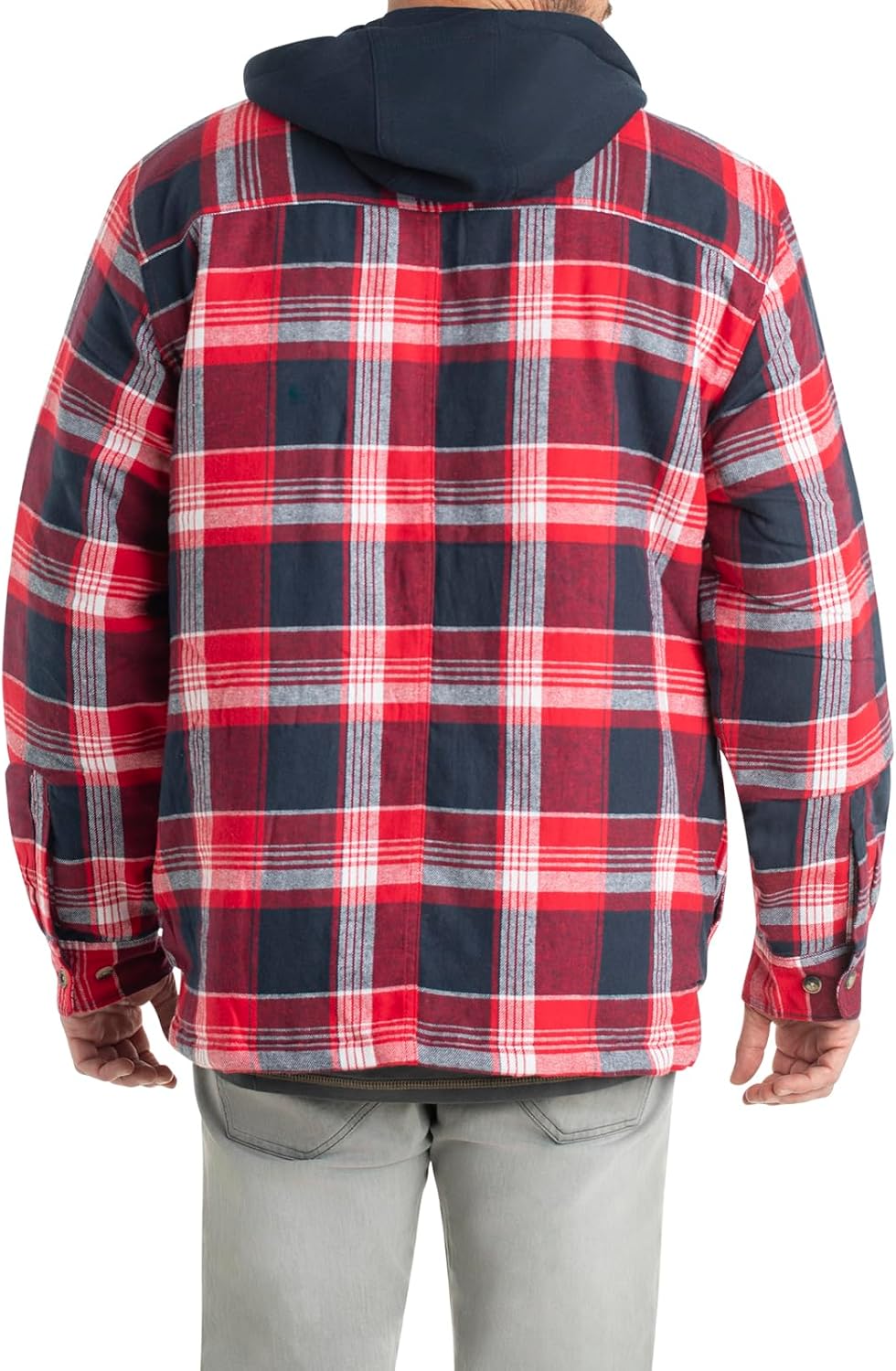 Wolf | Hooded Flannel Jacket