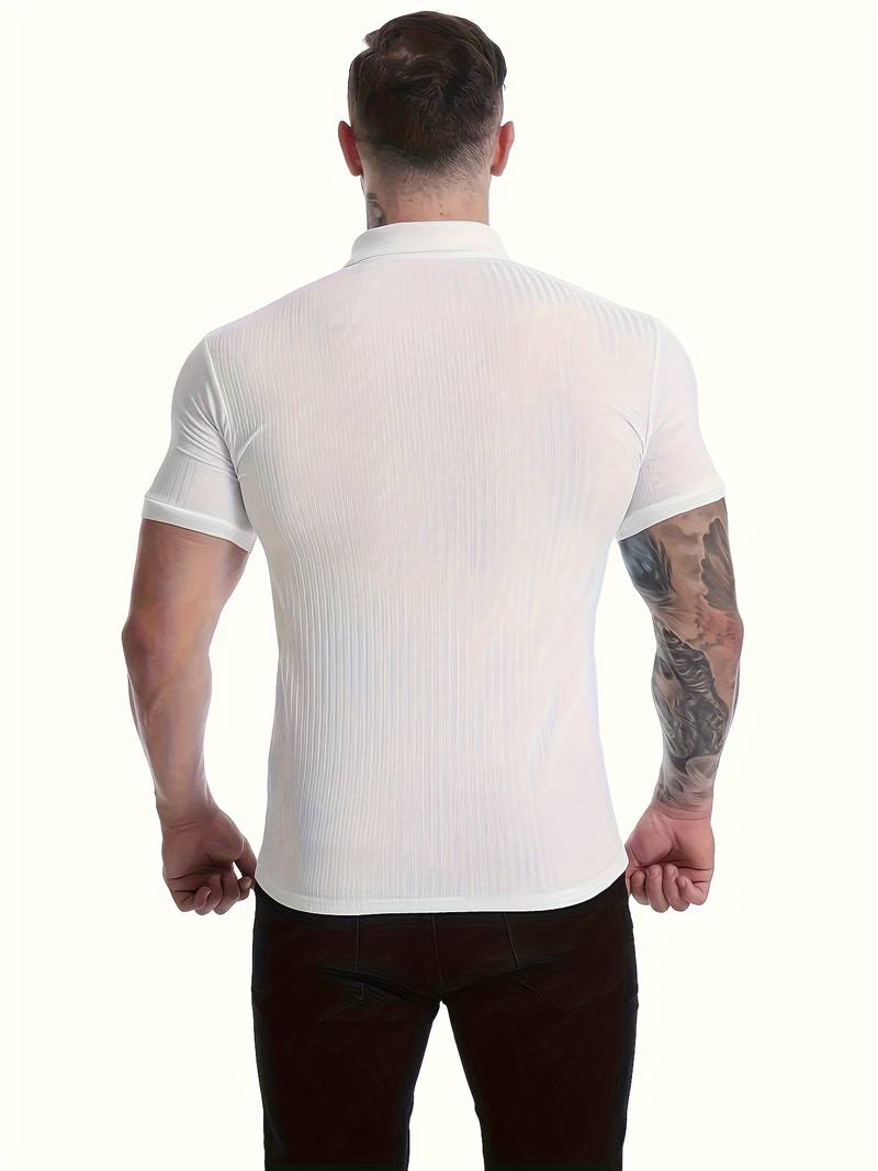 Oliver – slim fit ribbed shirt for men