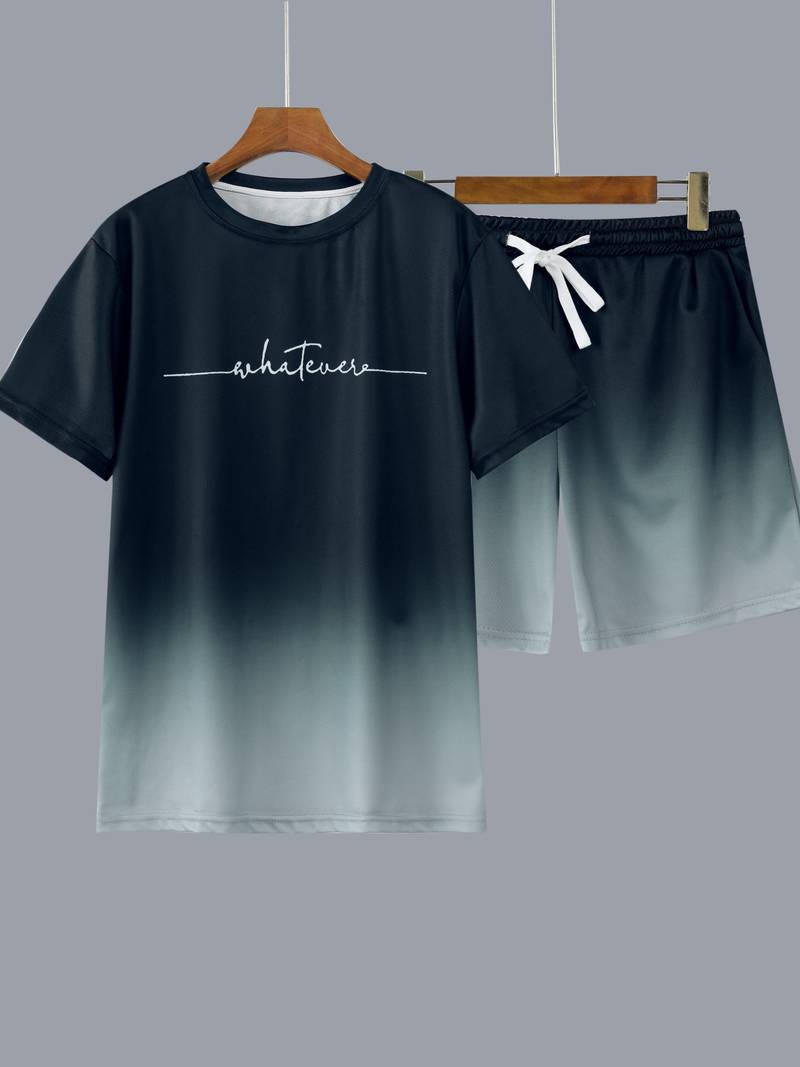 Richard – short sleeve crew neck t-shirt and shorts