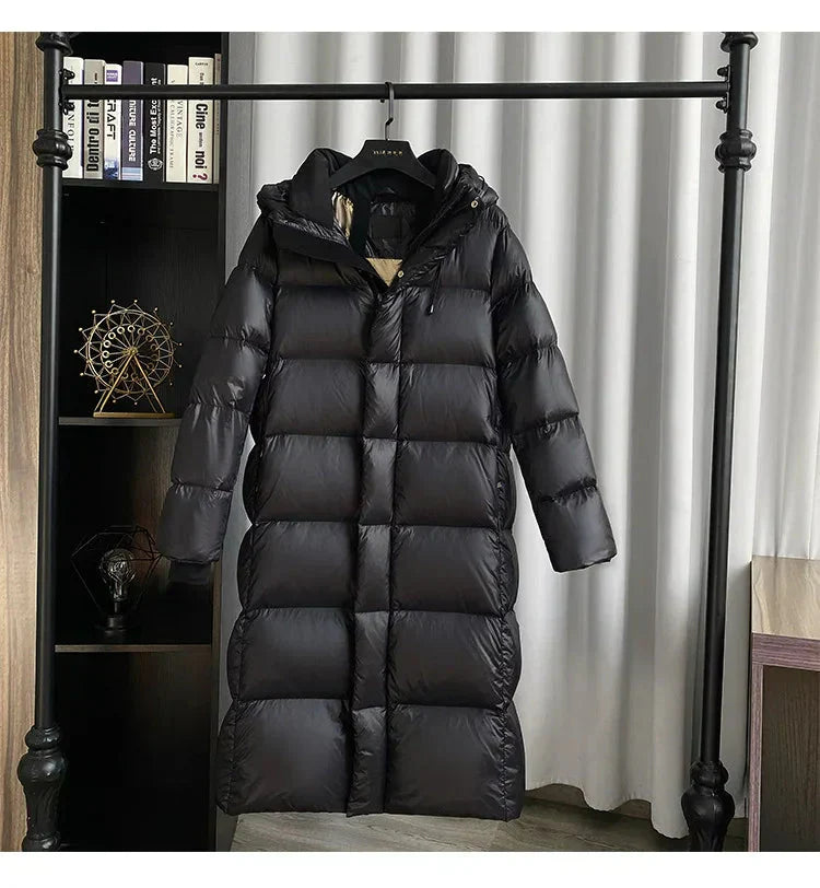 Lira - thick puffer hooded down jacket