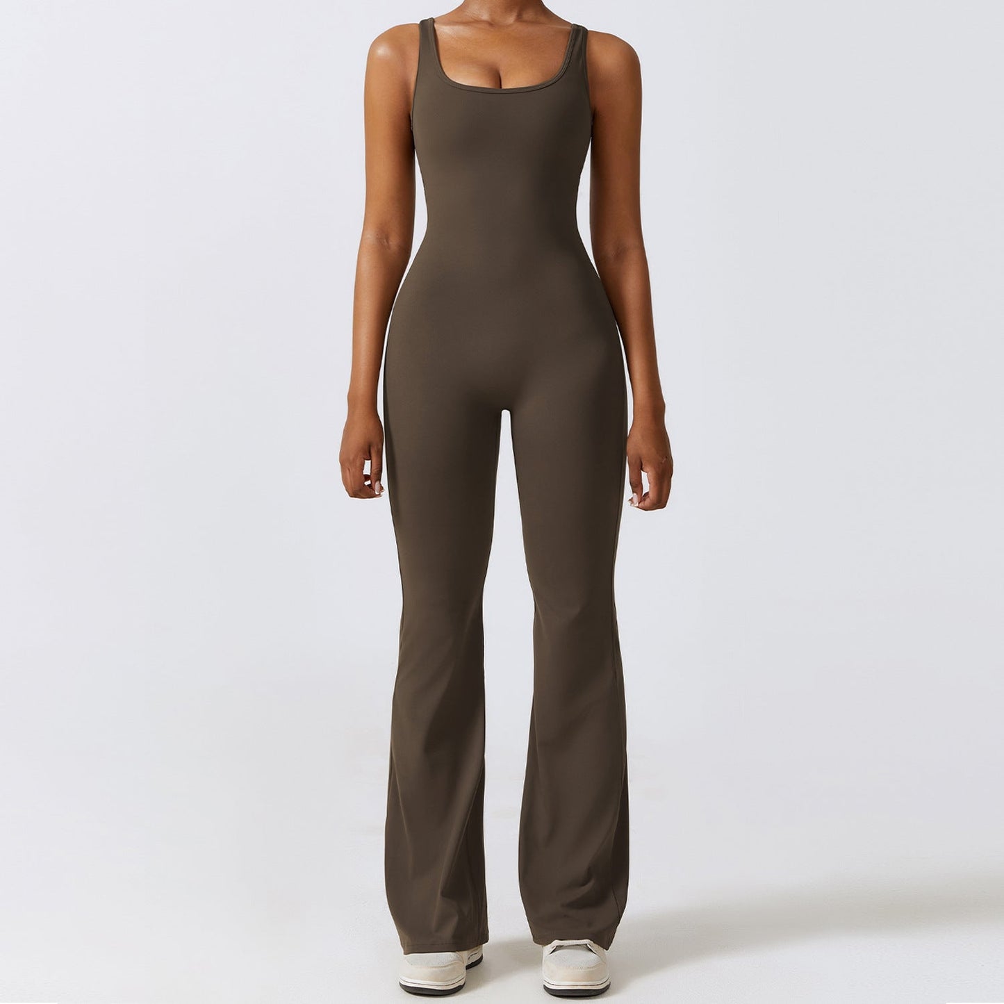 Lutiqe - Scrunch Butt Flare Jumpsuit