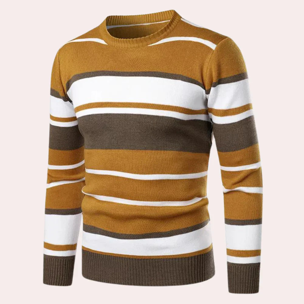 MELIKO - casual striped jumper for men