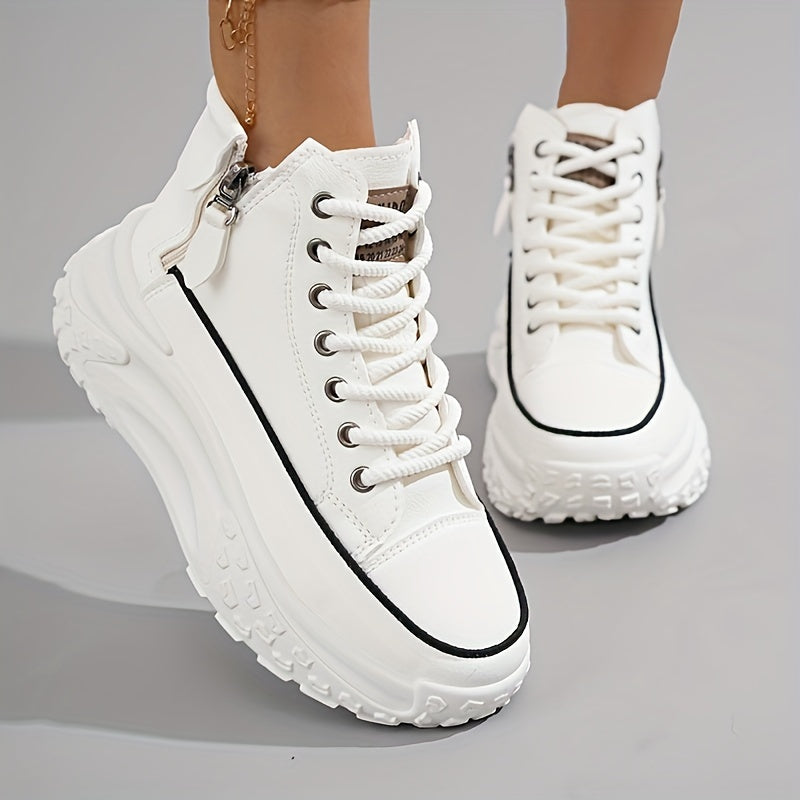 Casual High Top Platform Sneakers for Women | Perfect for Casual Days