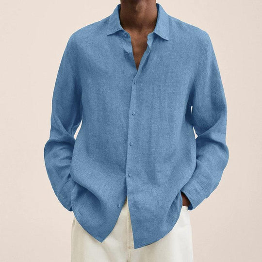 Elegant men's linen shirt - lightness meets versatility